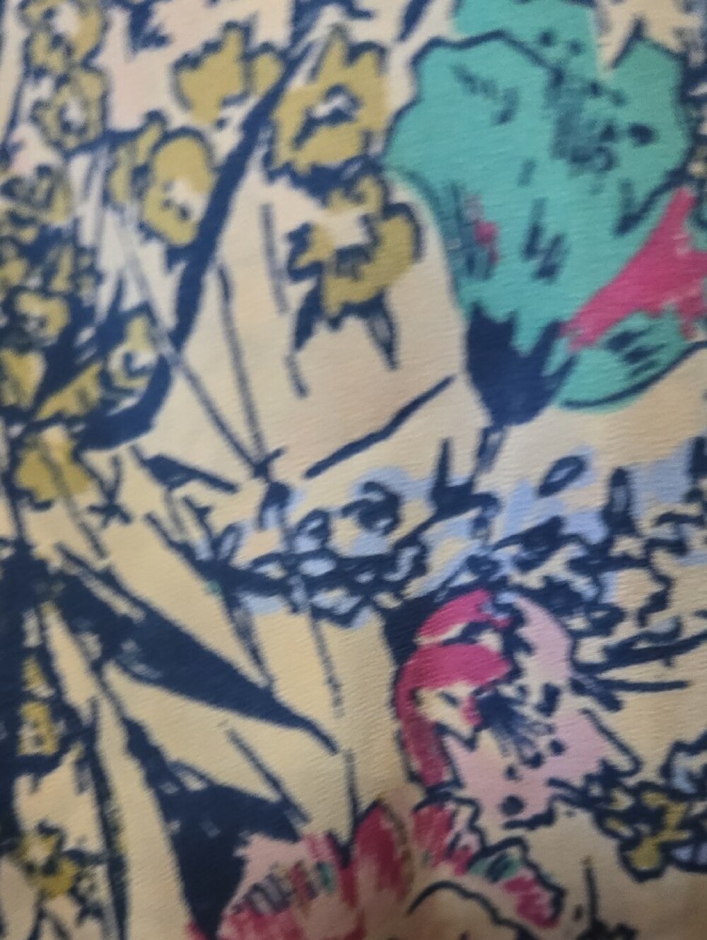 Free People Yellow Floral Patchwork Blouse - Picture 8 of 8